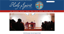 Desktop Screenshot of holyspiritvb.org